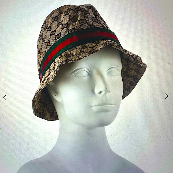Authentic Gucci Monogram Bucket Hat - Picture 1 of 8